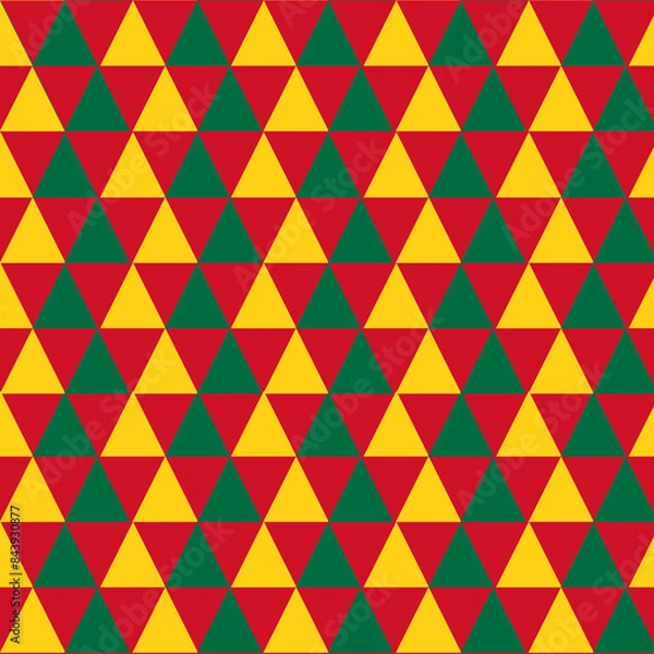 Obraz A vibrant background made up of colorful triangles. This unique and dynamic design creates an eye-catching visual effect, perfect for adding a touch of creativity and modernity to any project.