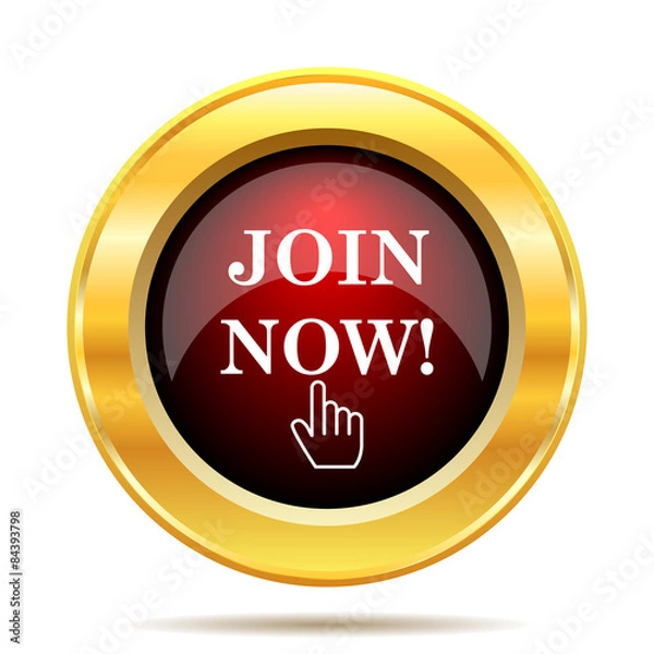 Fototapeta Join now icon