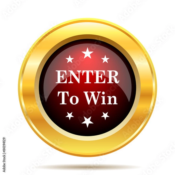 Obraz Enter to win icon