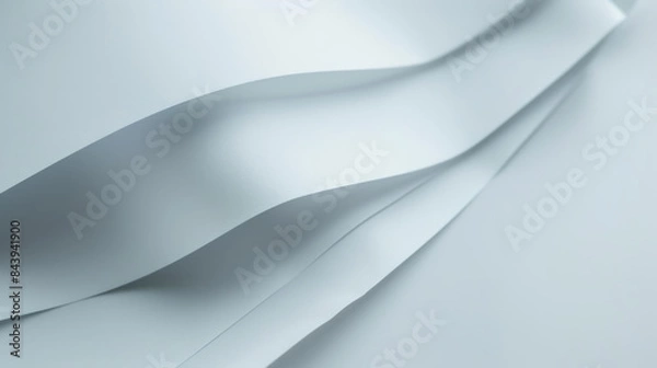 Fototapeta Folded Stationery Sheet Closeup