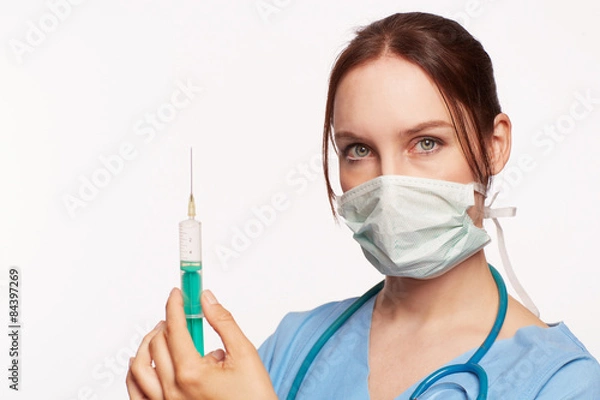 Obraz Krankenschwester mit Stethoskop