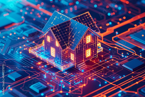 Obraz Digital Innovation in Architectural Home Design