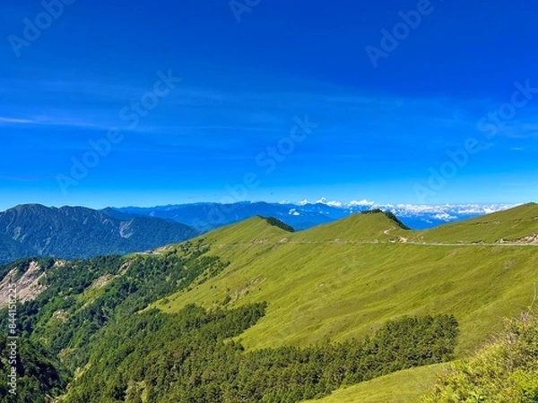 Fototapeta landscape with mountains