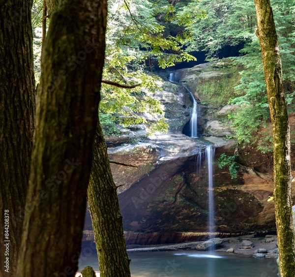 Obraz waterfall in the forest