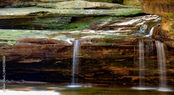 Obraz waterfall in the forest