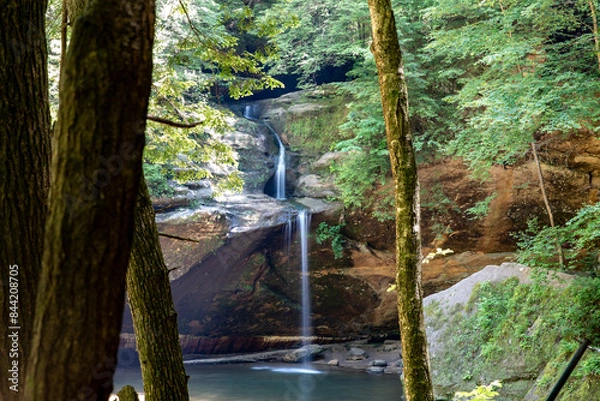 Obraz waterfall in the woods