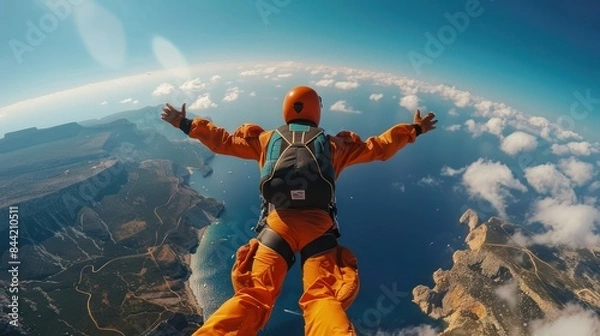 Obraz sky diving