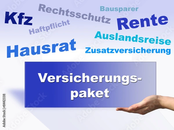 Obraz Versicherungspaket