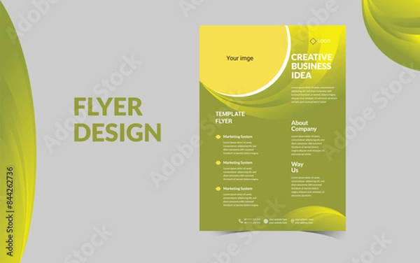 Obraz Multipurpose business corporate flyer template