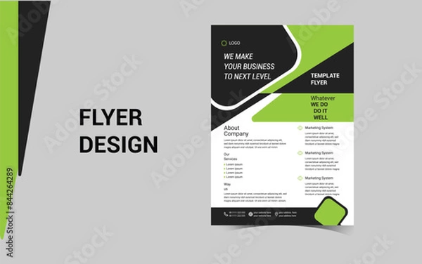 Obraz Multipurpose business corporate flyer template
