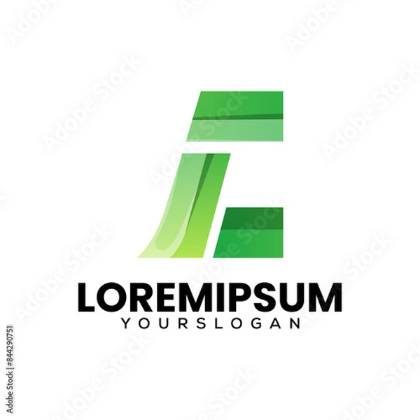 Fototapeta letter initials C creative logo design