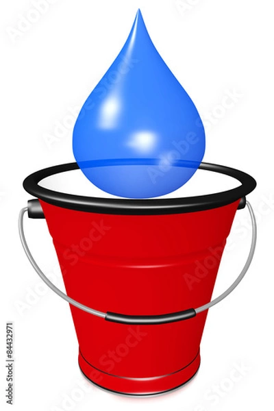 Obraz tears bucket