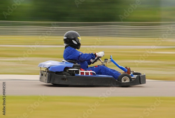 Fototapeta vitesse en karting