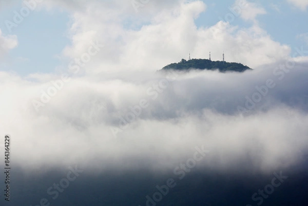 Obraz mountain in the fog