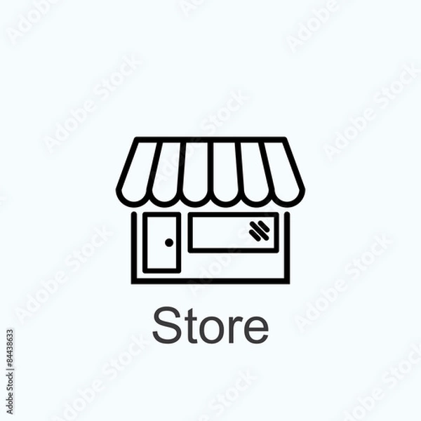 Fototapeta store icon