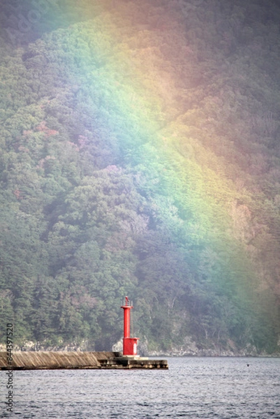Obraz rainbow and port

