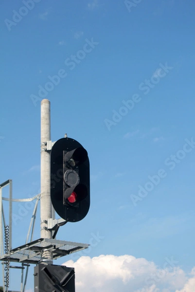 Obraz traffic light on a sky