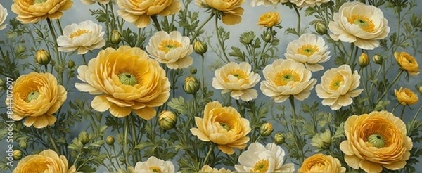 Obraz Vibrant Yellow Flower Wallpaper