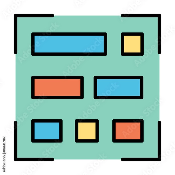 Obraz Data packet icon