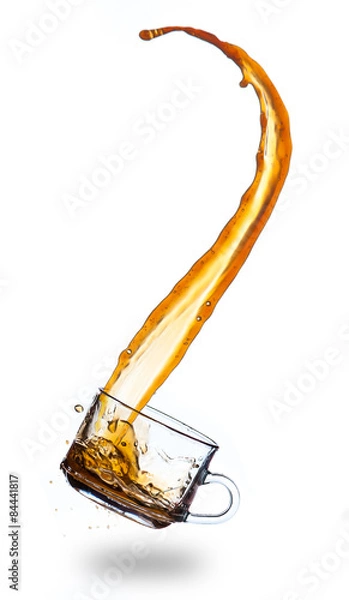 Fototapeta Coffee splash