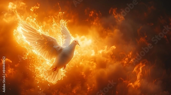 Obraz fire in the sky