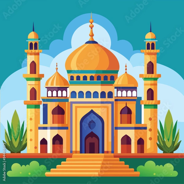 Obraz  Islamic mosque illustration