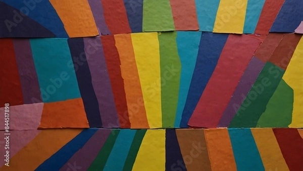 Fototapeta A poem inspired by the kaleidoscope of colors in a fresh tin of paint ai_generated