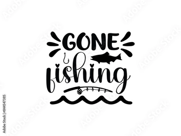 Obraz Fishing Groovy Design