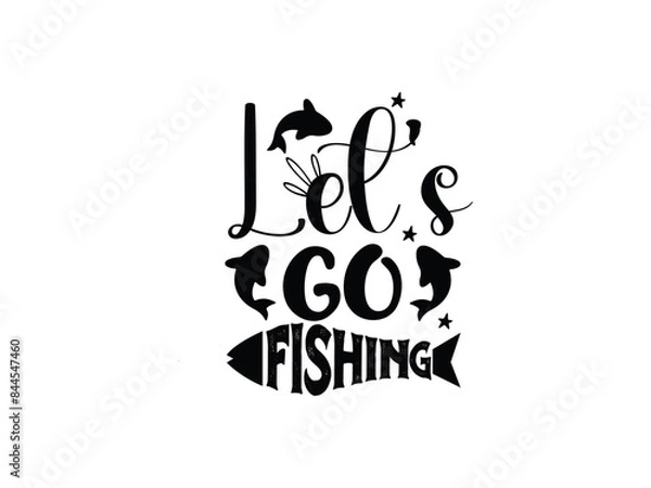 Obraz Fishing Groovy Design