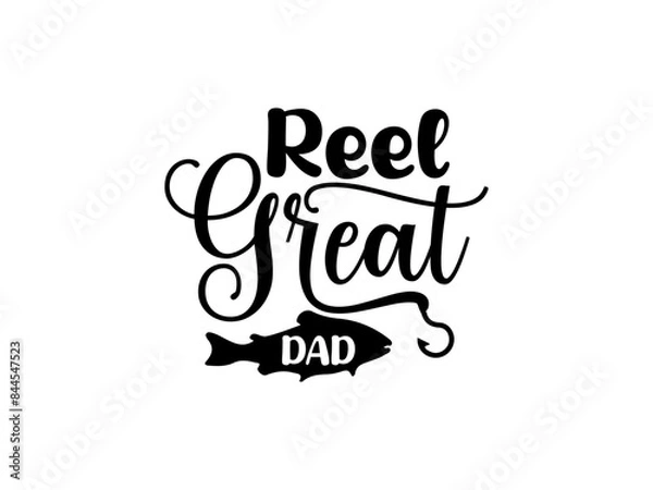 Obraz Fishing Groovy Design