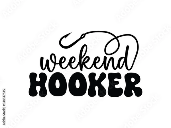 Obraz Fishing Groovy Design