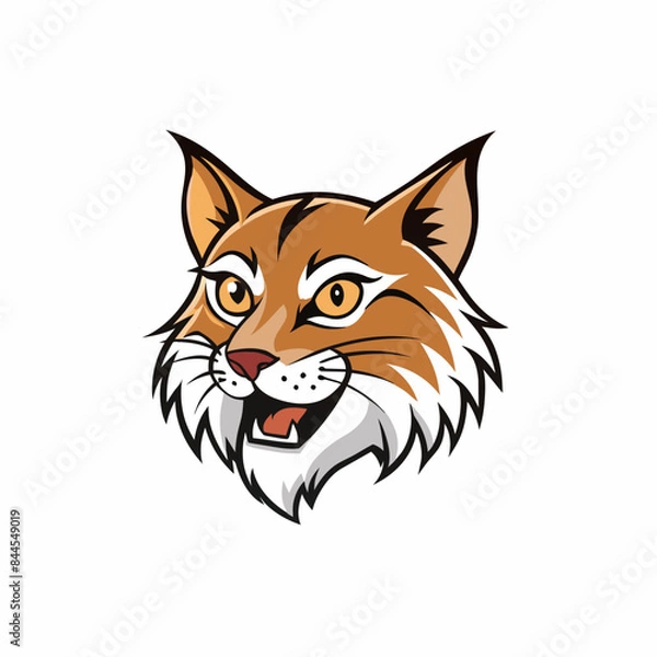 Obraz bobcat logo vector art work illustration
