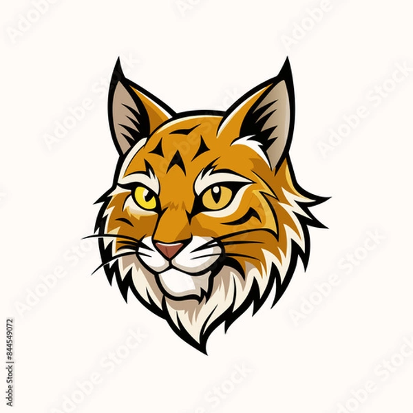 Obraz bobcat logo vector art work illustration