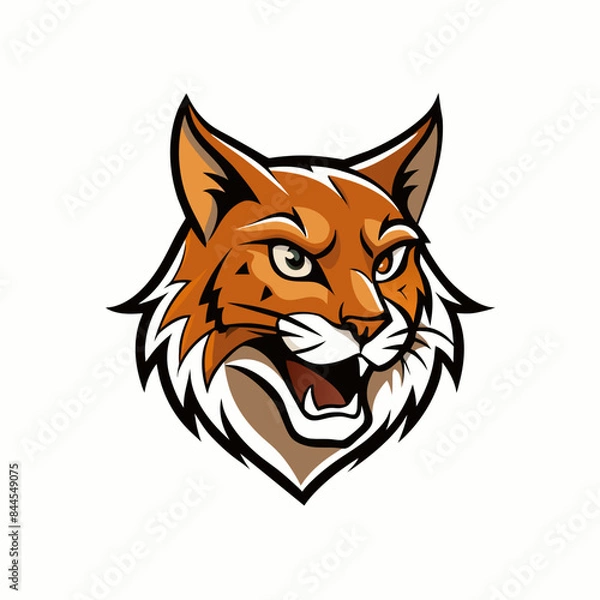 Obraz bobcat logo vector art work illustration