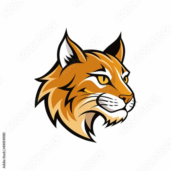 Obraz bobcat logo vector art work illustration