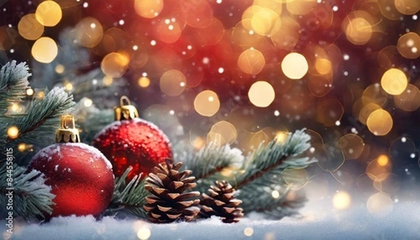 Obraz christmas tree decorations