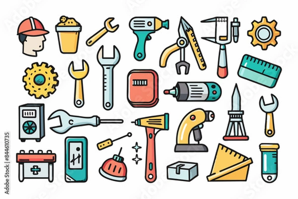 Obraz tools icons
