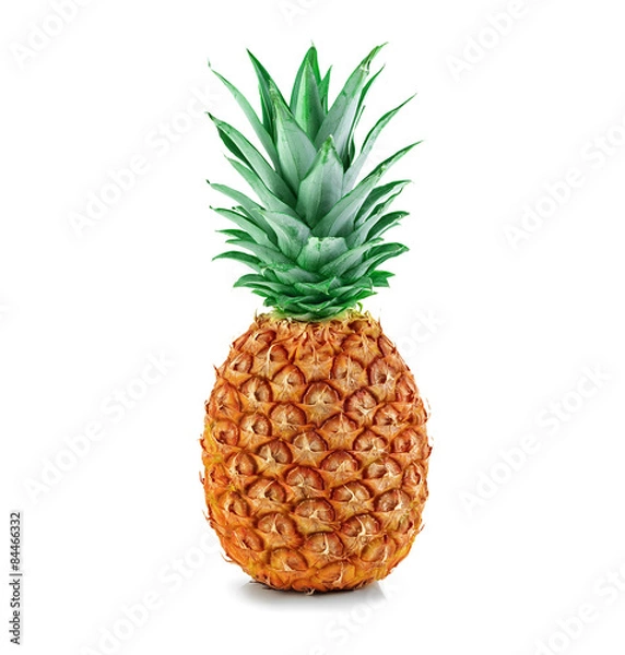 Obraz ananas na białym tle