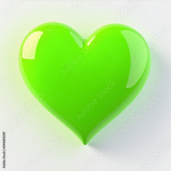 Fototapeta 3D heart Generative Al