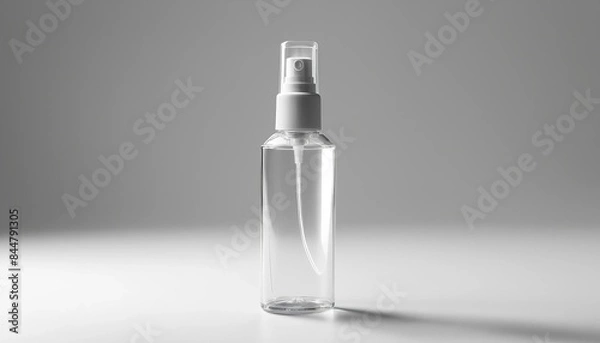 Obraz A bottle of sunscreen spray for summer skin care. The concept of cosmetics.