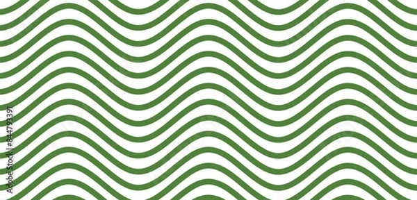 Obraz Wave pattern with green color