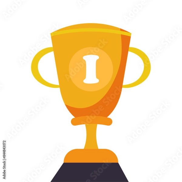 Obraz Gold cup vector illustration