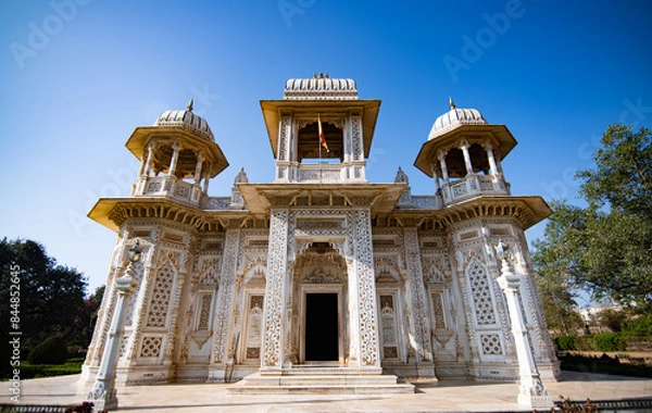 Obraz The Scindia Chatris or cenotaphs in Shivpuri Madhya Pradesh India