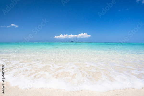 Obraz 沖縄のビーチ・瀬底ビーチ