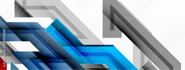 Fototapeta Dynamic lines geometric background. Vector Illustration For Wallpaper, Banner, Background, Card, Book Illustration, landing page