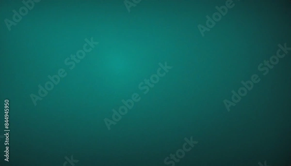 Obraz Blue and green gradient background with a teal grainy texture for a soft and elegant design poster proposal