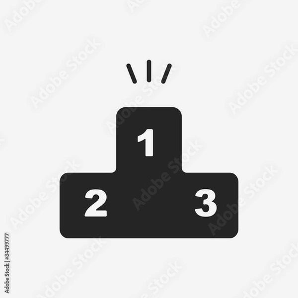Fototapeta Podium icon