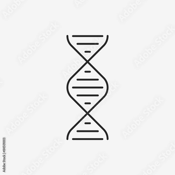 Fototapeta DNA line icon
