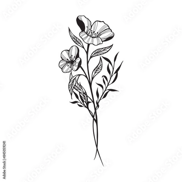 Obraz Flowers and Greenery