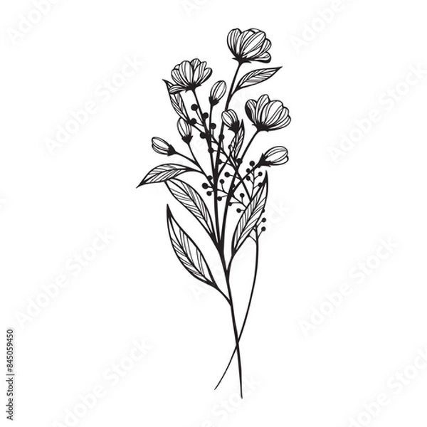 Obraz Flowers and Greenery